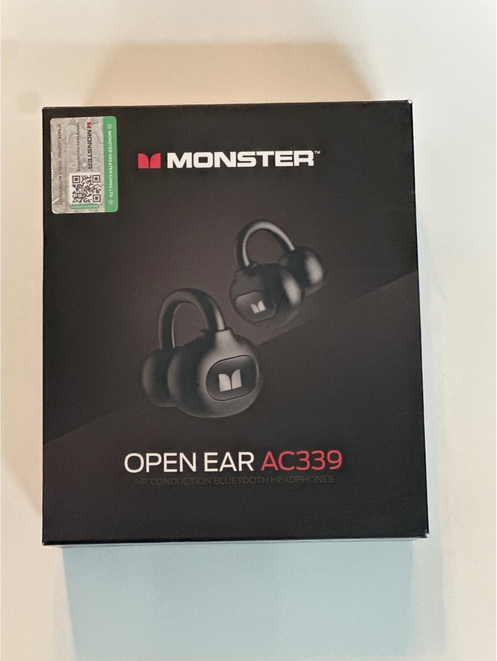 Monster Open Ear AC339 Air Conduction Bluetooth Headphones - New!